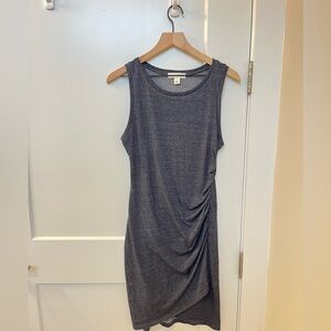Treasure & Bond Navy Heather Ruched Dress